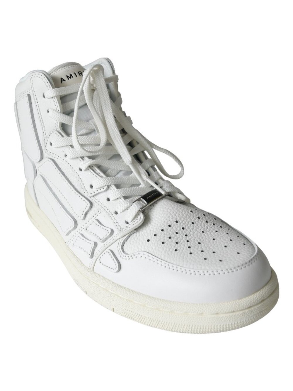 Amiri Skel Top Hi Leather Sneaker White